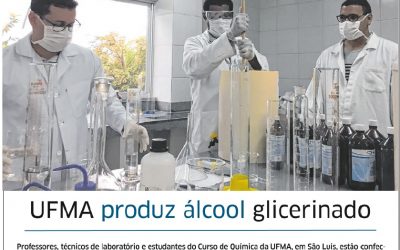 Curso de Química da UFMA produz álcool para doar ao HU