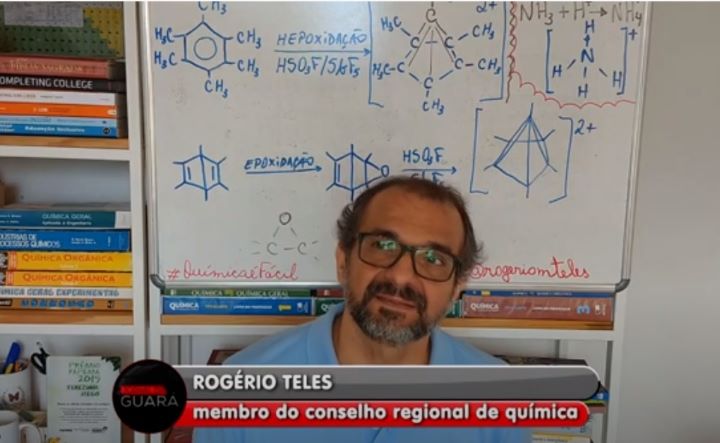 Na TV: Rogério Teles alerta sobre desinfecção de pessoas